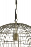 HANING LAMP BALL WOVEN WIRE BRONZE - HANGING LAMPS